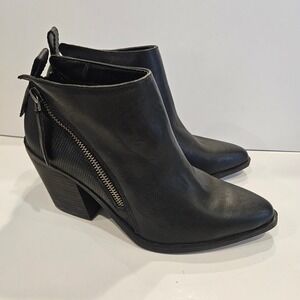 Universal Thread Womens Black Pointed Toe Ankle Jayden Boots F16906505 Size 6